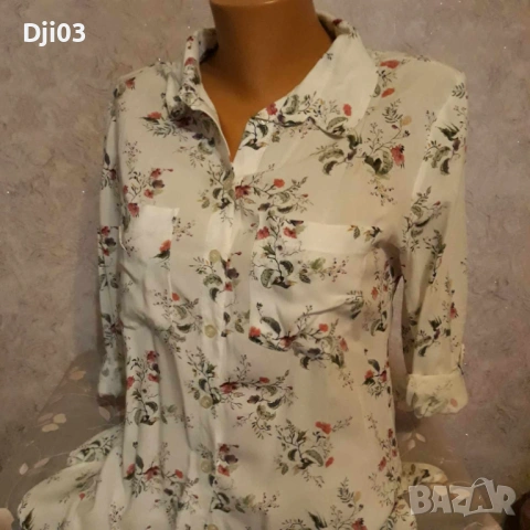 Бяла Риза с джобове, снимка 2 - Ризи - 54347932