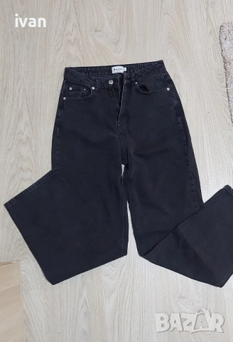 Черни дамски широки дънки