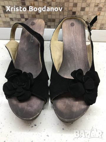 Дамски летни обувки на ток ,,SOFTCLOX” номер 40, снимка 1 - Дамски обувки на ток - 29824700