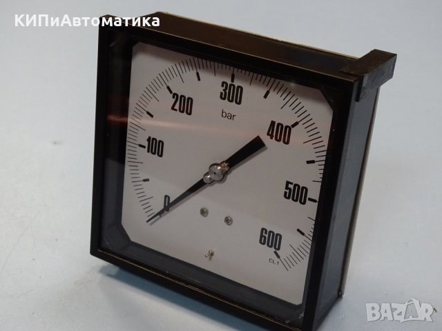 Манометър WIKA 0-600 bar, 145x145 mm, снимка 7 - Резервни части за машини - 34902974