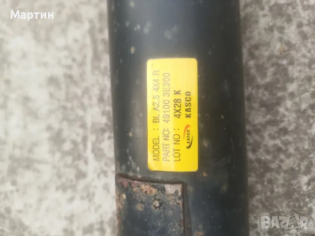 Кардан за Kia Sorento - Киа Соренто - дизел 2.5 CRDI 16 V - 140 к.с., снимка 2 - Части - 50228765