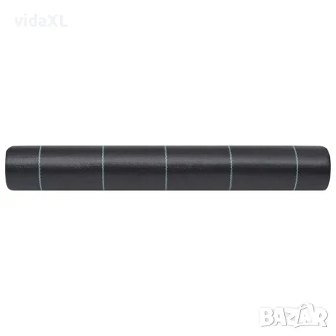 vidaXL Мрежа за мулчиране, матово черна, 2x100 м, PP, снимка 3 - Напояване - 56146654
