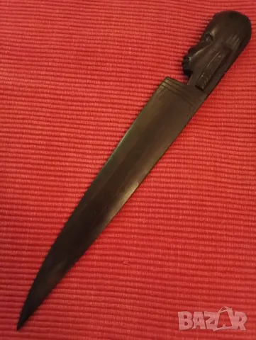 Винтидж нож за писма от абанос, Африка. , снимка 2 - Ножове - 49221182