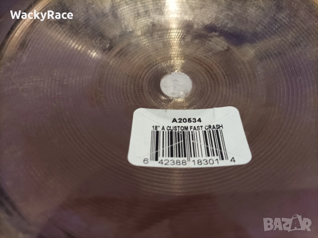 Краш чинел Zildjian A Custom Fast Crash 18", снимка 3 - Ударни инструменти - 52938667