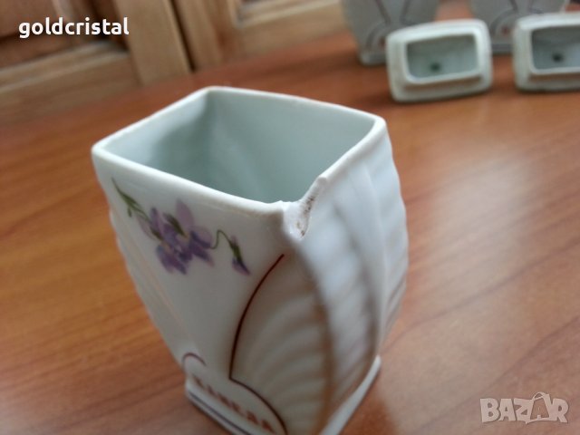 Стар български порцелан бурканчета , снимка 5 - Антикварни и старинни предмети - 39989862