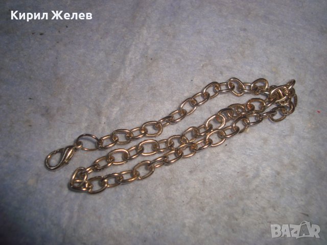 РЕТРО АРТ ДЕКО СТИЛ ГРИВНА ЗЛАТИСТА ГРИВНА ВЕРИЖКА 7621, снимка 3 - Гривни - 37026709