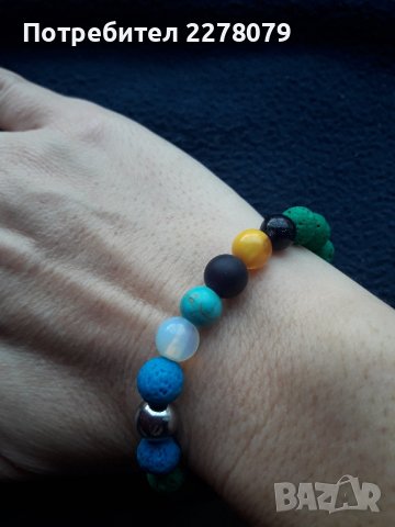 Гривна - ръчна изработка, снимка 2 - Гривни - 44228925