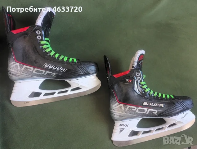 Кънки за лед, хокей Bauer Vapor 3X, номер 46.5, 47, снимка 2 - Зимни спортове - 52583795