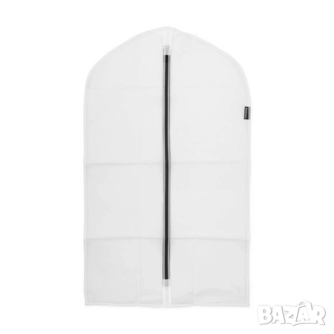 Комплект калъфи за дрехи Brabantia, paзмepи M/L/XL, Transparent/Grey, 2 броя, снимка 3 - Други стоки за дома - 52098710