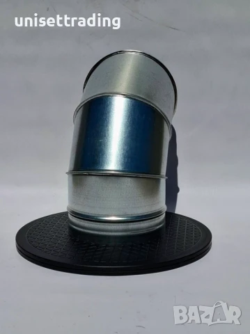 Коляно за аспирация ф200 поцинкована ламарина, снимка 3 - Други машини и части - 36355615