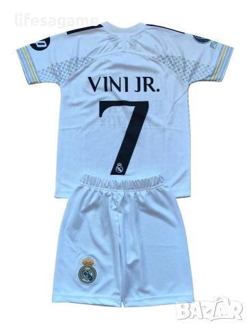 Детски футболен екип Реал Мадрид Винисиус Real Madrid Vini Jr 