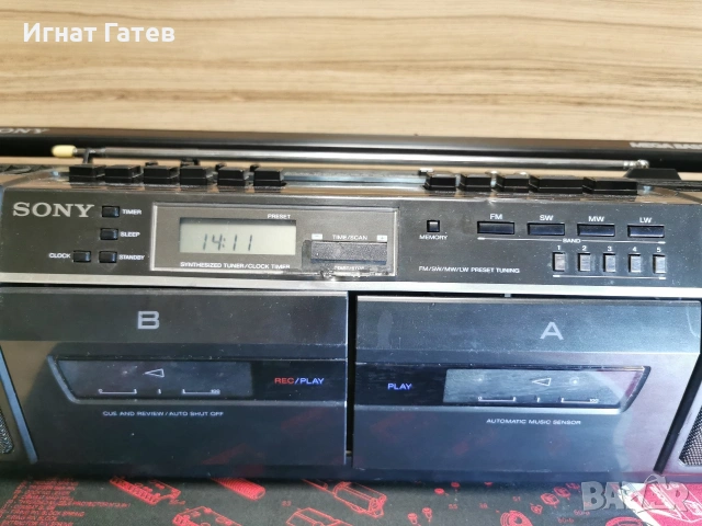 Sony CFS-DW50L, снимка 5 - Радиокасетофони, транзистори - 53150933