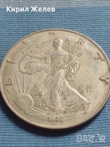 Монета 1 долар 1900г. САЩ РЕПЛИКА на Американския сребърен долар за КОЛЕКЦИЯ 30014, снимка 7 - Нумизматика и бонистика - 42698615