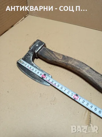 Стара Ръчно Кована Ловно Рибарска Брадвичка Номер 3. Тегло 0.650кг., снимка 12 - Антикварни и старинни предмети - 50436395