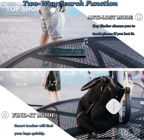 Комплект смарт тракери Key Finder Smart Wireless Tracker, снимка 9 - Друга електроника - 48487426