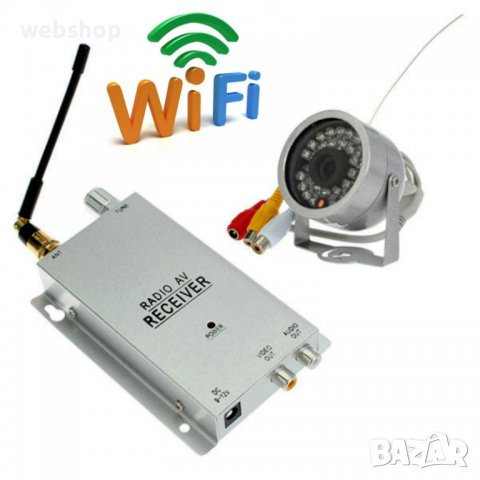 БЕЗЖИЧНА КАМЕРА ЗА ВИДЕОНАБЛЮДЕНИЕ , 30 IR диода