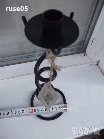 Свещник метален за една свещ, снимка 7 - Други ценни предмети - 30293871