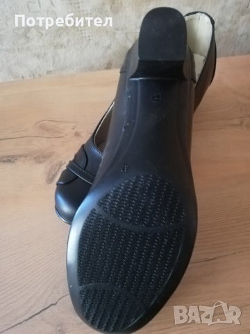 Черни нови дамски обувки „Кристиян Шуус“ от естествена кожа №41, снимка 6 - Дамски елегантни обувки - 38510530