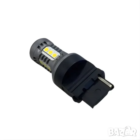 LED крушки 3156 T20 бели 12V 2 броя, снимка 3 - Аксесоари и консумативи - 55864842
