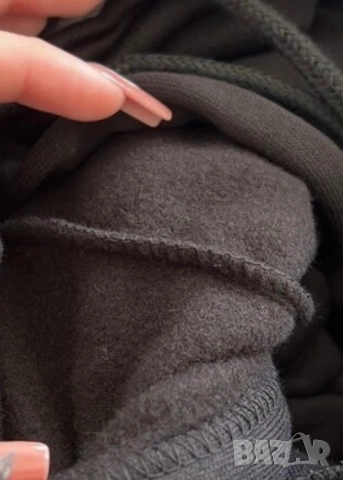 Черна рокля hoodie, снимка 6 - Рокли - 52177138