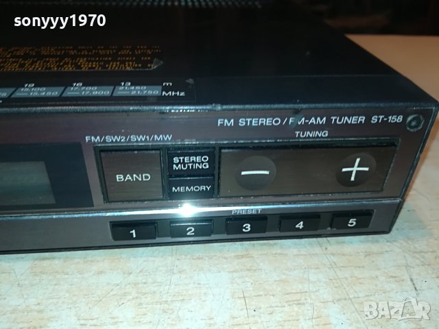 🛑sony time-sony st-158 made in japan 1709221846, снимка 8 - Ресийвъри, усилватели, смесителни пултове - 38032670