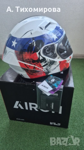 Каска AIROH CONNOR NATION GLOSS - нови с кутия L и XL, снимка 6 - Други спортове - 53042480