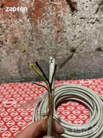 Екраниран кабел 4х0,5 кв, снимка 5 - Кабели - 50981676