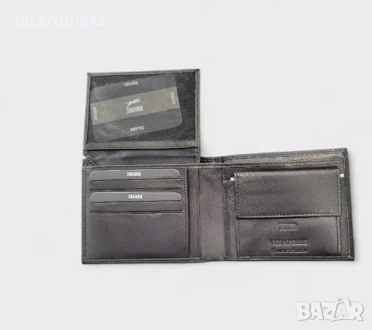 Марков мъжки портфейл от естествена кожа Jaguar, снимка 3 - Портфейли, портмонета - 48320733