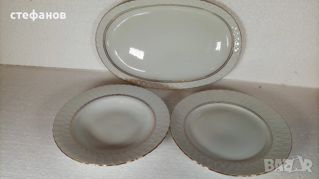 Български чинии, основно, супа, салатна голяма елипса, снимка 8 - Чинии - 52887466
