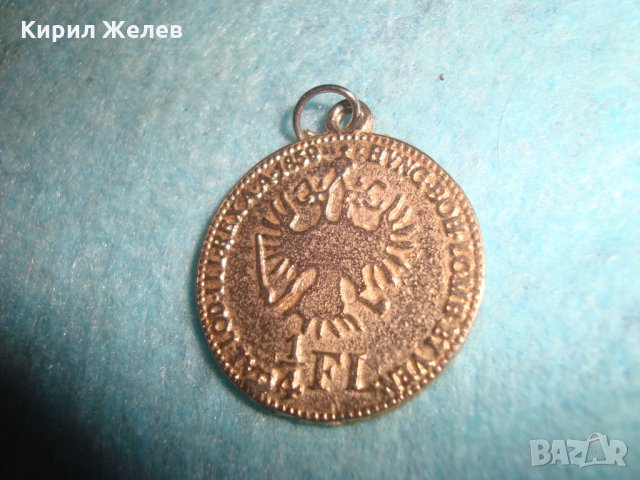 ПОЗЛАТЕН МЕДАЛЬОН ТИП СТАРА МОНЕТА - ПЕНДАР 3808, снимка 4 - Антикварни и старинни предмети - 35605628