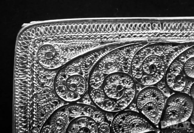 Сребърна Кутийка - 950 Сребро Филигран, снимка 9 - Други ценни предмети - 49851298