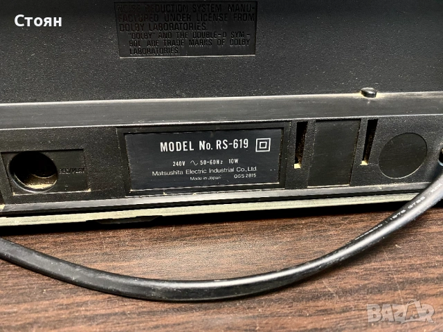 Касетен дек Technics/Panasonic, снимка 10 - Декове - 53902227