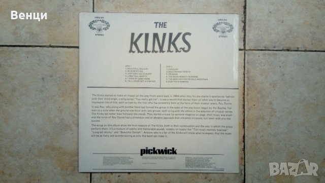 Грамофонна плоча на  THE KINKS   LP., снимка 2 - Грамофонни плочи - 35277705