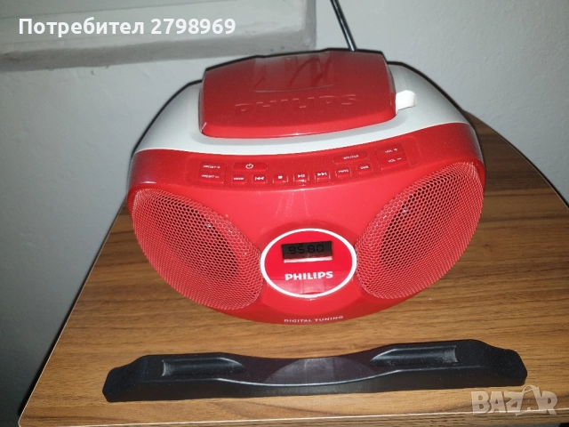Радио.CD."PHILIPS ", снимка 2 - Радиокасетофони, транзистори - 52105176