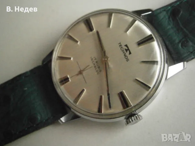 NOS! TECHNOS, cal. Unitas 6325, 17 jewels, wehrmachtswerk, Swiss, TOP!, снимка 2 - Мъжки - 49595115