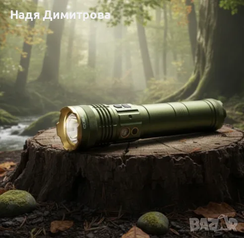 Трицветен Led фенер COBA CB-G905 — мощен с TG-Wick 3000M
