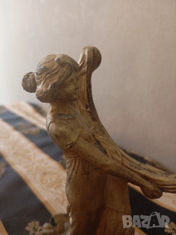 Винтидж настолно огледало, снимка 2 - Други ценни предмети - 52935461