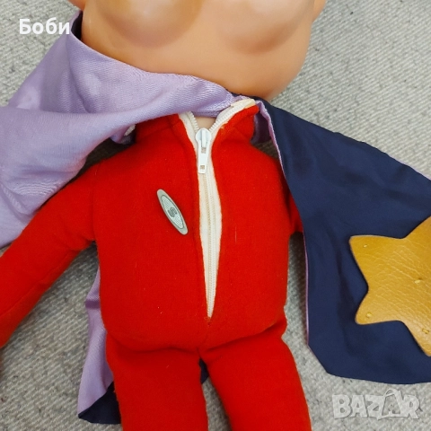 Стара Рядка Соц Българска Играчка с Музикален Механизъм Кукла Сънчо Лека Нощ Деца , снимка 5 - Колекции - 52144555