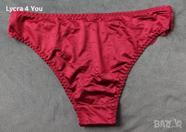 M дамски комплект от 5 цвята сатенени бикини, снимка 7 - Бельо - 50368116