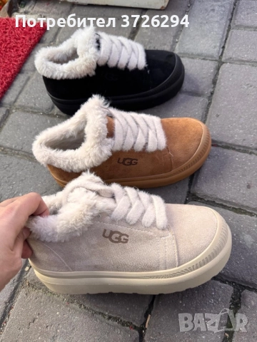 👟 UGG кецове с пух  Меки, топли и супер удобни – идеални за зимата ❄️    , снимка 4 - Кецове - 52407120