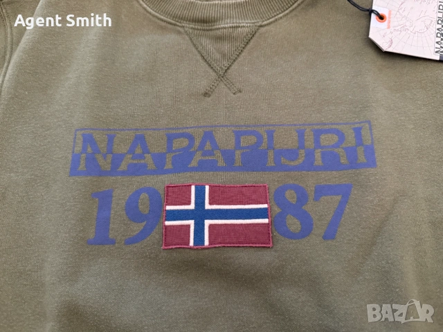 Блуза Napapijri размер L, снимка 2 - Блузи - 54137208