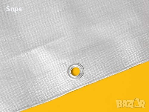 Брезенти покривала, сребристо/черно, 1,8 х 2,5 м, 3 броя, снимка 4 - Други - 39157617