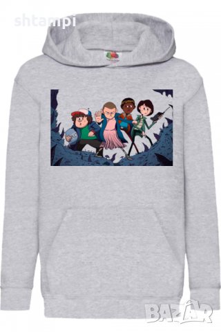 Детски Суитчър/Суитшърт Stranger Things 10,Игра,Подарък,Изненада,Забавление,Рожден Ден, снимка 2 - Детски анцузи и суичери - 38358108