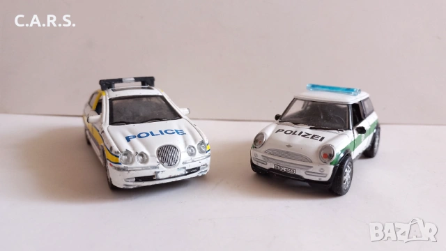 Метални полицейски колички AmerCOM Мащаб 1:43, снимка 3 - Колекции - 53271215