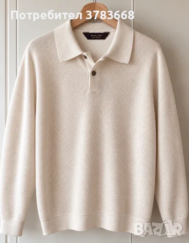 Мъжка блуза тип поло Massimo Dutti, размер XL 