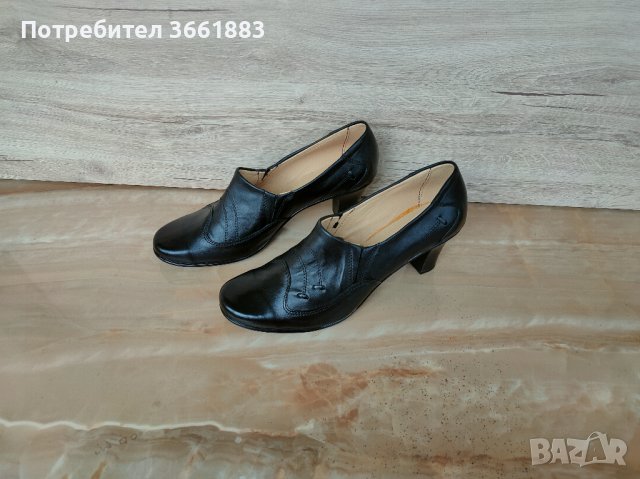 Нови кожени бълг. обувки, снимка 3 - Дамски обувки на ток - 39909541