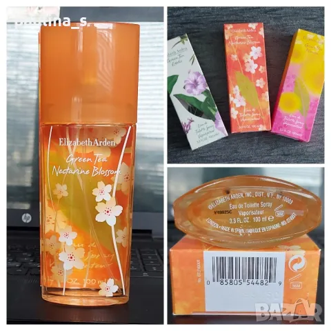 Стар бач / 4 броя / Green tea "Nectarine Blossom", "Exotic", "Mimosa" / Elizabeth Arden 100ml EDT, снимка 2 - Дамски парфюми - 29505960