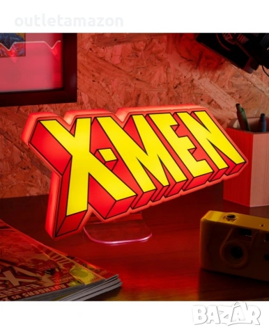 Лампа Paladone Marvel: X-Men - Logo , снимка 4 - Настолни лампи - 53020971