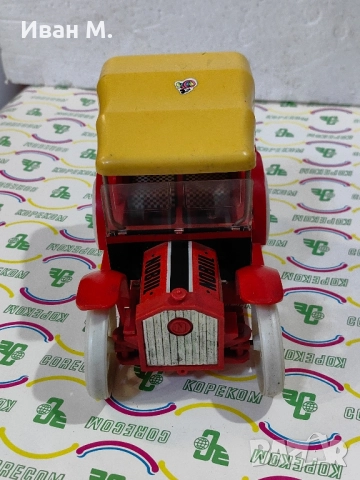 Стара съветска ламаринена играчка с батерии , снимка 7 - Антикварни и старинни предмети - 52287883