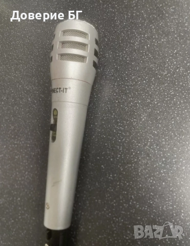 Динамичен микрофон Connect-IT Висококачествен караоке PA микрофон 6.3 мм, снимка 2 - Тонколони - 52202676